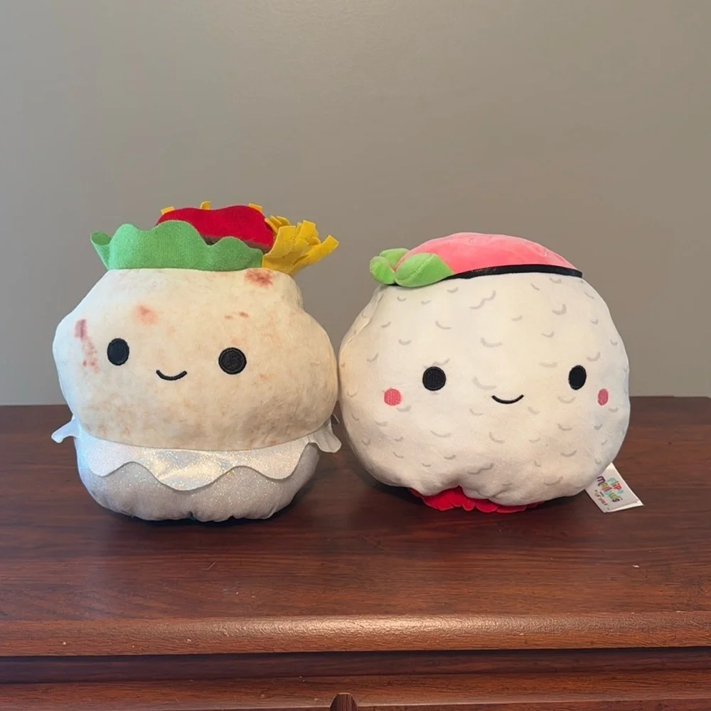 Squishmallows Flip A Mallows bundle of 2 - sushi and avocado
